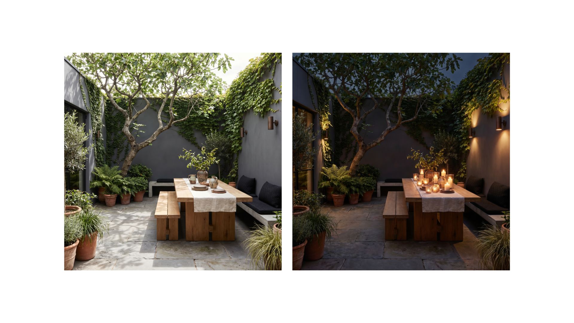 Home Staging — Terrasse & réception