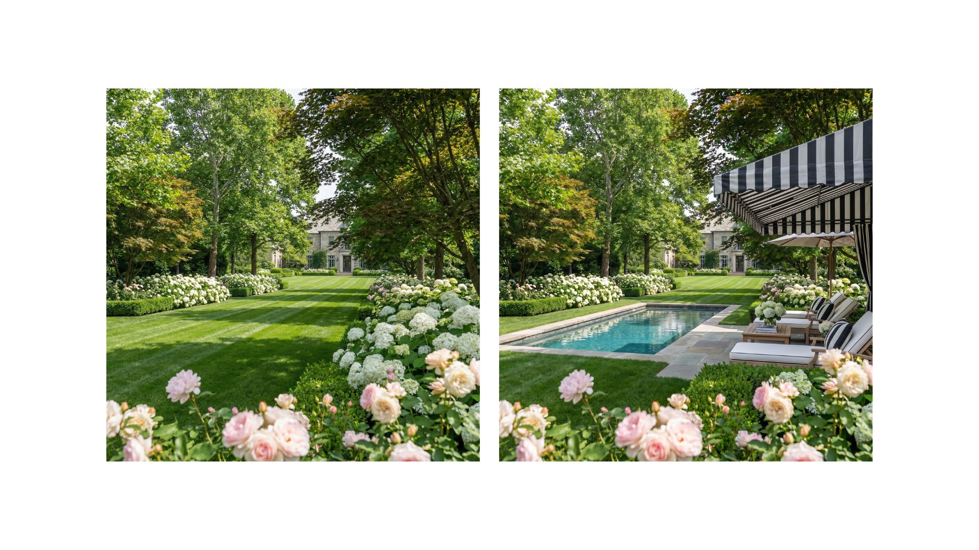 Home Staging — Jardin & piscine